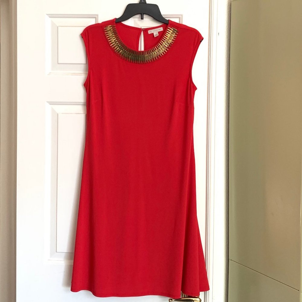 CB Established 1962 Red Shift Dress